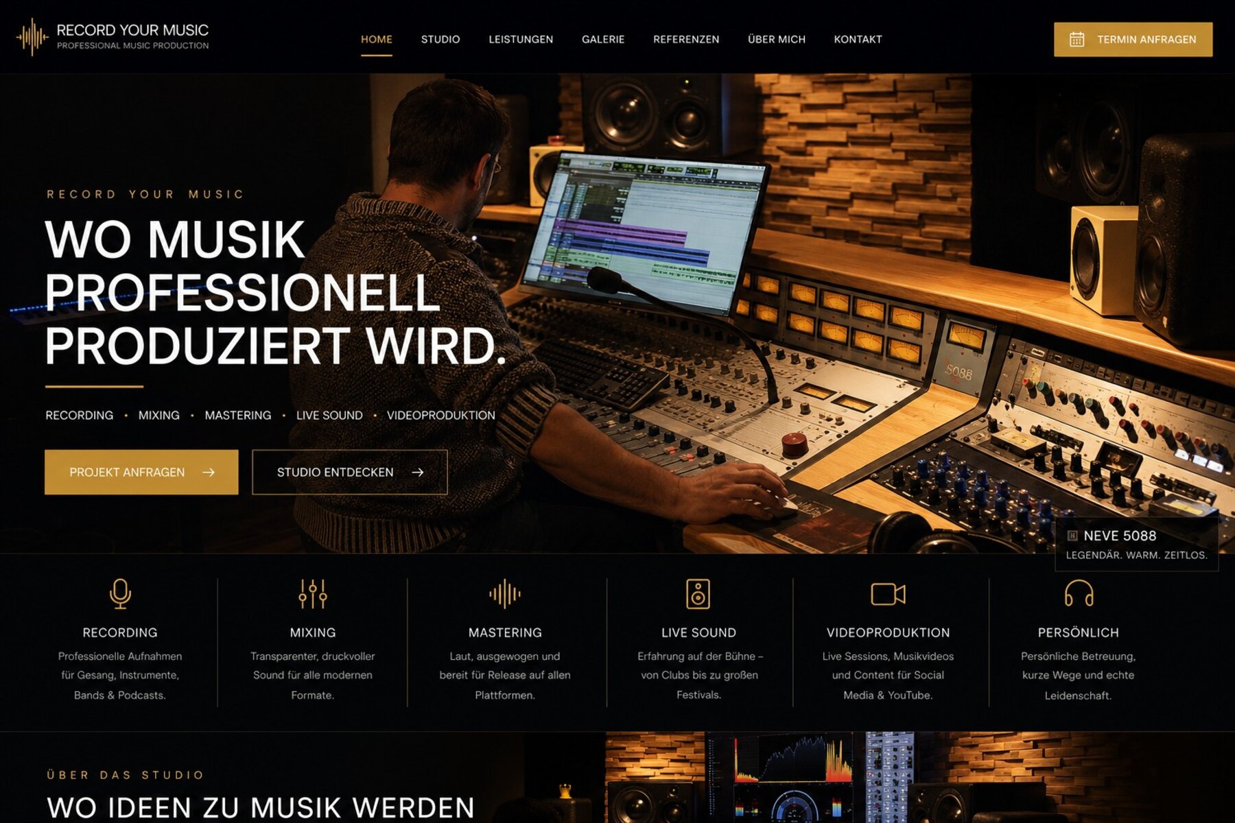 Record Your Music Premium Music Production Studio